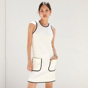 Maeve Patch-Pocket Mini Dress